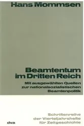 Book cover of Beamtentum im Dritten Reich by Hans Mommsen