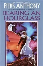 Book cover of Bearing an Hourglass by Piers Anthony