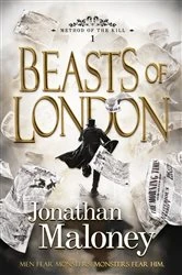 Book cover of Beasts of London by Jonathan Maloney
