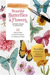 Book cover of Beautiful Butterflies and Flowers by Chithra Shaan