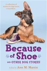 Book cover of Because of Shoe and Other Dog Stories by Margarita Engle
