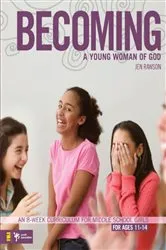 Book cover of Becoming a Young Woman of God by Jen Rawson