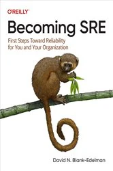 Book cover of Becoming SRE by David N. Blank-Edelman