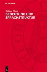 Book cover of Bedeutung und Sprachstruktur by Unknown