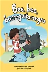 Book cover of Bee, bee, borreguito negro by Chad Thompson