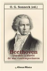 Book cover of Beethoven contado a través de sus contemporáneos by O. G. Sonneck
