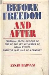 Book cover of Before Freedom and After by Ansar Harvani