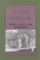 Book cover of Before Freedom, When I Just Can Remember by Belinda Hurmence