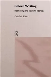 Book cover of Before Writing by Gunther Kress