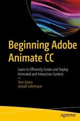 Book cover of Beginning Adobe Animate CC by TOM GREEN