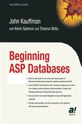 Book cover of Beginning ASP Databases by Kevin Spencer