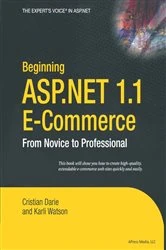 Book cover of Beginning ASP.NET 1.1 E-Commerce by Karli Watson