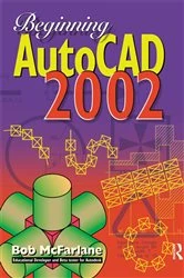 Book cover of Beginning AutoCAD 2002 by Bob McFarlane