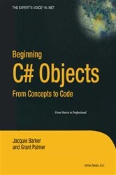 Book cover of Beginning C# Objects by Jacquie Barker