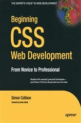 Book cover of Beginning CSS Web Development by Simon Collison