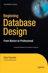 Book cover of Beginning Database Design by Clare Churcher