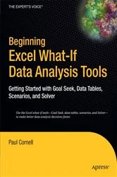Book cover of Beginning Excel What-If Data Analysis Tools by Paul Cornell