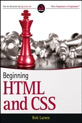 Book cover of Beginning HTML and CSS by Rob Larsen