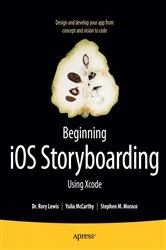 Book cover of Beginning iOS Storyboarding by Rory Lewis