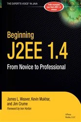 Book cover of Beginning J2EE 1.4 by James Weaver