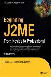 Book cover of Beginning J2ME (3rd ed.) by Sing Li