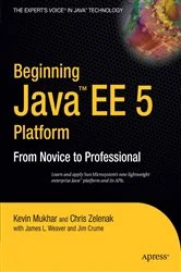 Book cover of Beginning Java EE 5 by Kevin Mukhar