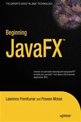 Book cover of Beginning JavaFX by Lawrence PremKumar