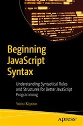 Book cover of Beginning JavaScript Syntax by Sonu Kapoor