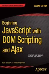 Book cover of Beginning JavaScript with DOM Scripting and Ajax (2nd ed.) by Russ Ferguson