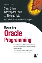 Book cover of Beginning Oracle Programming by Sean Dillon