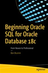 Book cover of Beginning Oracle SQL for Oracle Database 18c by Ben Brumm