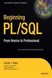 Book cover of Beginning PL/SQL by Donald Bales