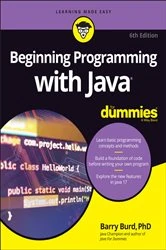 Book cover of Beginning Programming with Java For Dummies (6th ed.) by Barry Burd