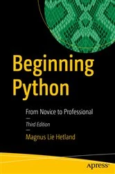 Book cover of Beginning Python (3rd ed.) by Magnus Lie Hetland