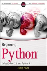 Book cover of Beginning Python by James Payne