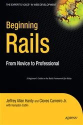 Book cover of Beginning Rails by Cloves Carneiro Jr