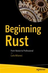 Book cover of Beginning Rust by Carlo Milanesi