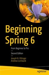Book cover of Beginning Spring 6 (2nd ed.) by Joseph B. Ottinger