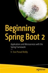 Book cover of Beginning Spring Boot 2 by K. Siva Prasad Reddy