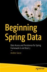 Book cover of Beginning Spring Data by Andres Sacco