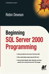 Book cover of Beginning SQL Server 2000 Programming by Robin Dewson