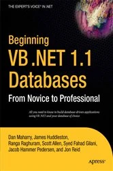 Book cover of Beginning VB .NET 1.1 Databases by Dan Maharry