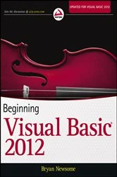 Book cover of Beginning Visual Basic 2012 by Bryan Newsome
