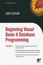 Book cover of Beginning Visual Basic 6 Database Programming by John Connell