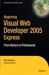 Book cover of Beginning Visual Web Developer 2005 Express by Richard Delorme