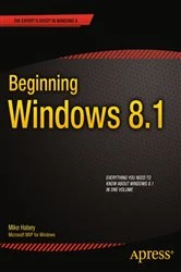 Book cover of Beginning Windows 8.1 by Mike Halsey