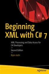 Book cover of Beginning XML with C# 7 (2nd ed.) by Bipin Joshi