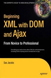 Book cover of Beginning XML with DOM and Ajax by Sas Jacobs