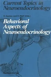 Book cover of Behavioral Aspects of Neuroendocrinology by Detlev Ganten