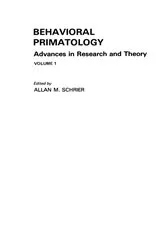 Book cover of Behavioral Primatology by A. M. Schrier